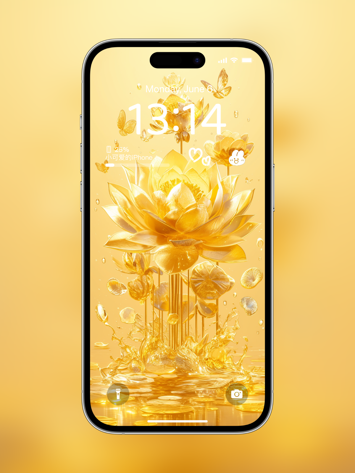 美音天能量壁紙"金蓮佑福" 庇佑系列 高清 限量发行 Sarasvati Energy Wallpaper "Golden Lotus Bless" Bless Series HD Limited edition